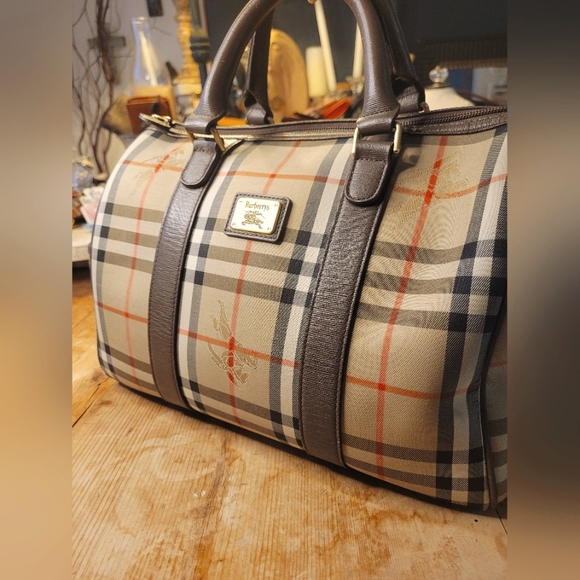 Burberrys Boston Bag Vintage - Picture 1 of 8